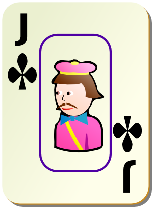 Download free game card clubs jack icon